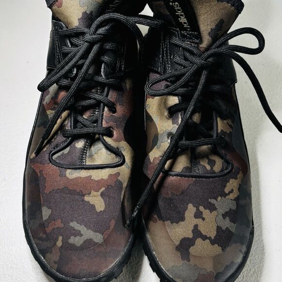 Adidas Tubular X Camo Men's Shoes B25700 Camo Black/Dark Brown/Oak - Size 10 - Picture 6 of 13
